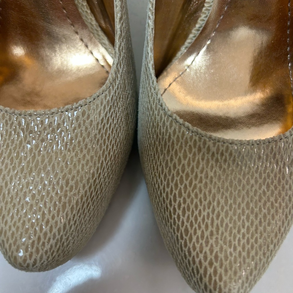 Bcbgeneration Parade Stiletto Platform Pumps. Tan… - image 2